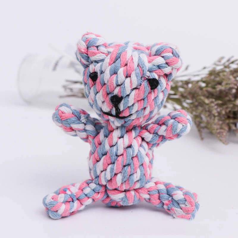 Dog Rope Toy Aggressive Chewers - ของเล่นสุนัขเชือกฝ้ายถักทนทาน สำหรับสุนัขขนาดกลางถึงใหญ่ ของเล่นเคี้ยวสำหรับสัตว์เลี้ยงขายดี สำหรับสุนัขที่ชอบเคี้ยวอย่างรุนแรง ช่วยทำความสะอาดฟัน