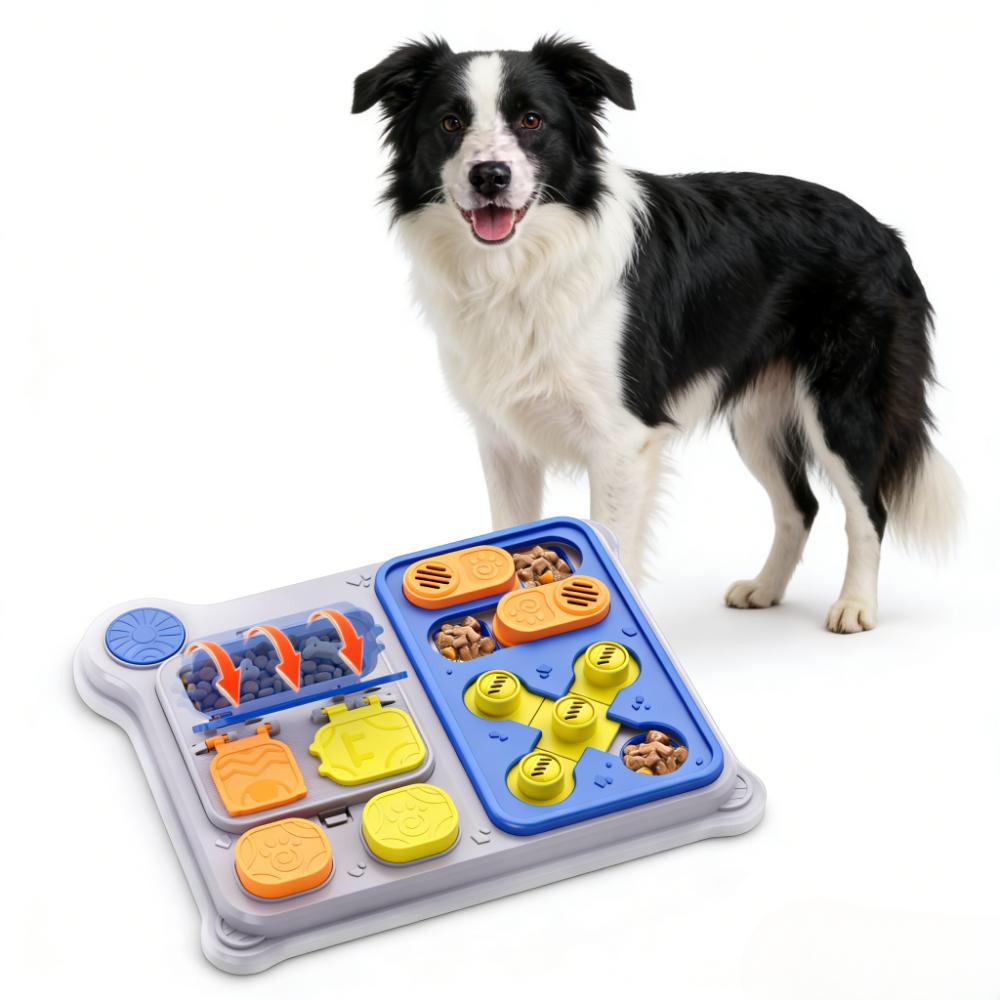 Snuffle Mat For Dogs - ของเล่นพัฒนาสมองสุนัขและเครื่องให้อาหารสัตว์เลี้ยง - ของเล่นจ่ายขนมสำหรับฝึกไอคิว สินค้ามาใหม่ เหมาะสำหรับสุนัขพันธุ์เล็ก/กลาง