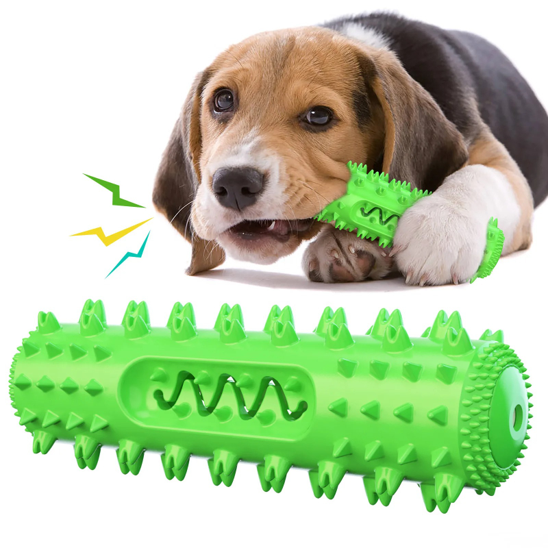 ของเล่นสุนัขแบบมีเสียง แปรงสีฟ - Rubber Treat Dispensing Dog Toy บทวิจารณ์และราคา