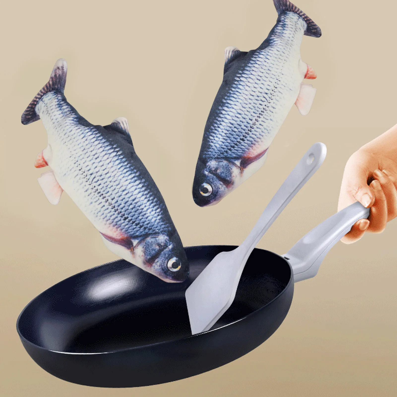 ของเล่นแมวรูปปลา ชาร์จด้วย USB - Electric Floppy Fish Dog Toy บทวิจารณ์และราคา