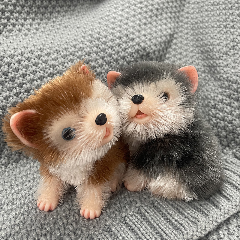 ตุ๊กตาสุนัขซิลิโคนขนาด 5 นิ้ว  - Interactive Squeaky Plush Dog Toy บทวิจารณ์และราคา