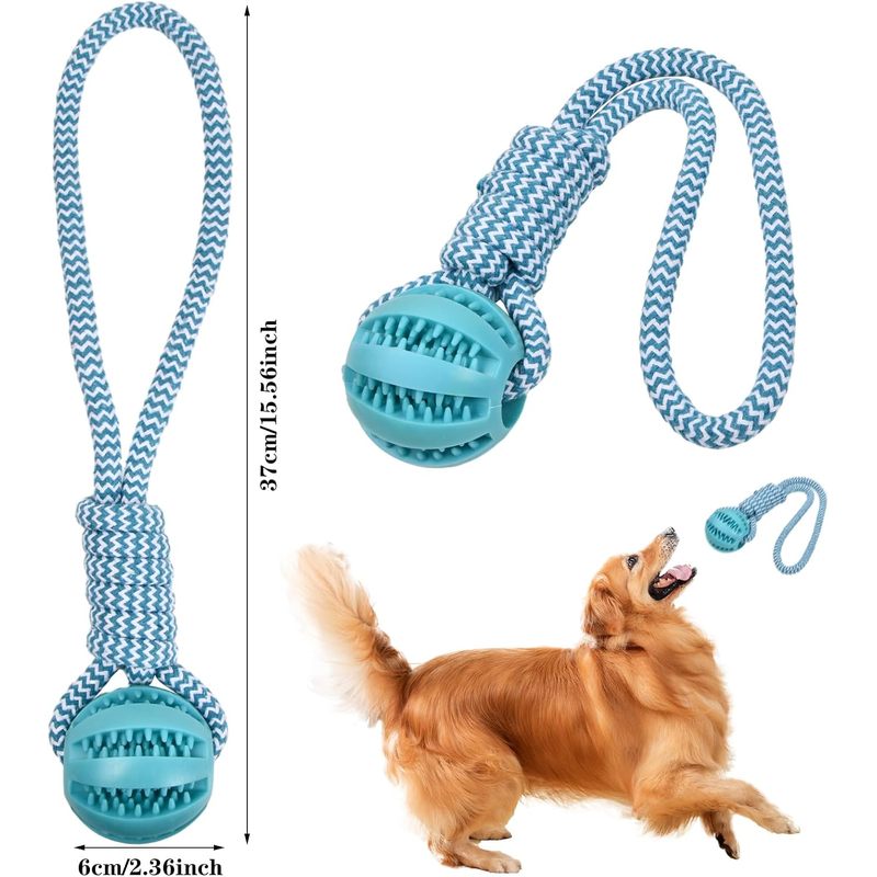 Volumoon Ball on Rope - ของเล่ - Indestructible Dog Chew Toy บทวิจารณ์และราคา
