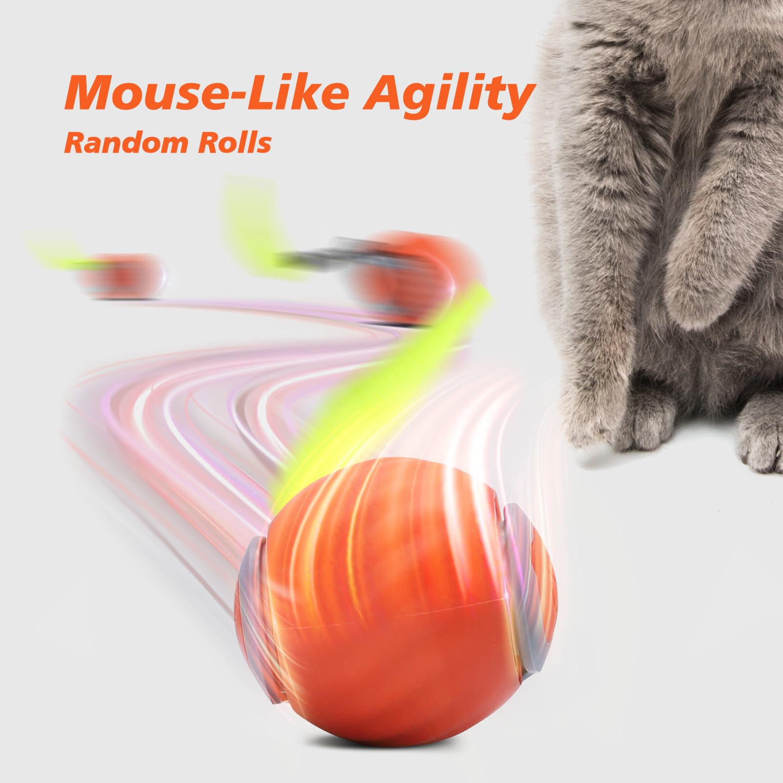 ของเล่นลูกบอลแบบโต้ตอบสำหรับแม - Automatic Moving Dog Ball บทวิจารณ์และราคา