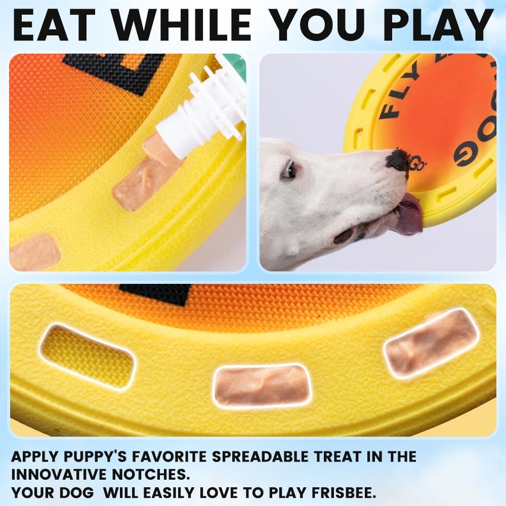 จานร่อนสำหรับสุนัข ทนทาน ของเล - Flying Disc Dog Training Toy บทวิจารณ์และราคา