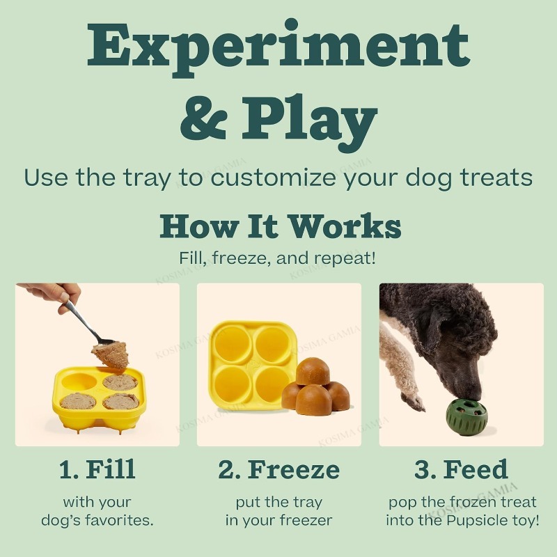 ของเล่นสุนัขแบบลูกบอลยางซิลิโค - Rubber Treat Dispensing Dog Toy บทวิจารณ์และราคา