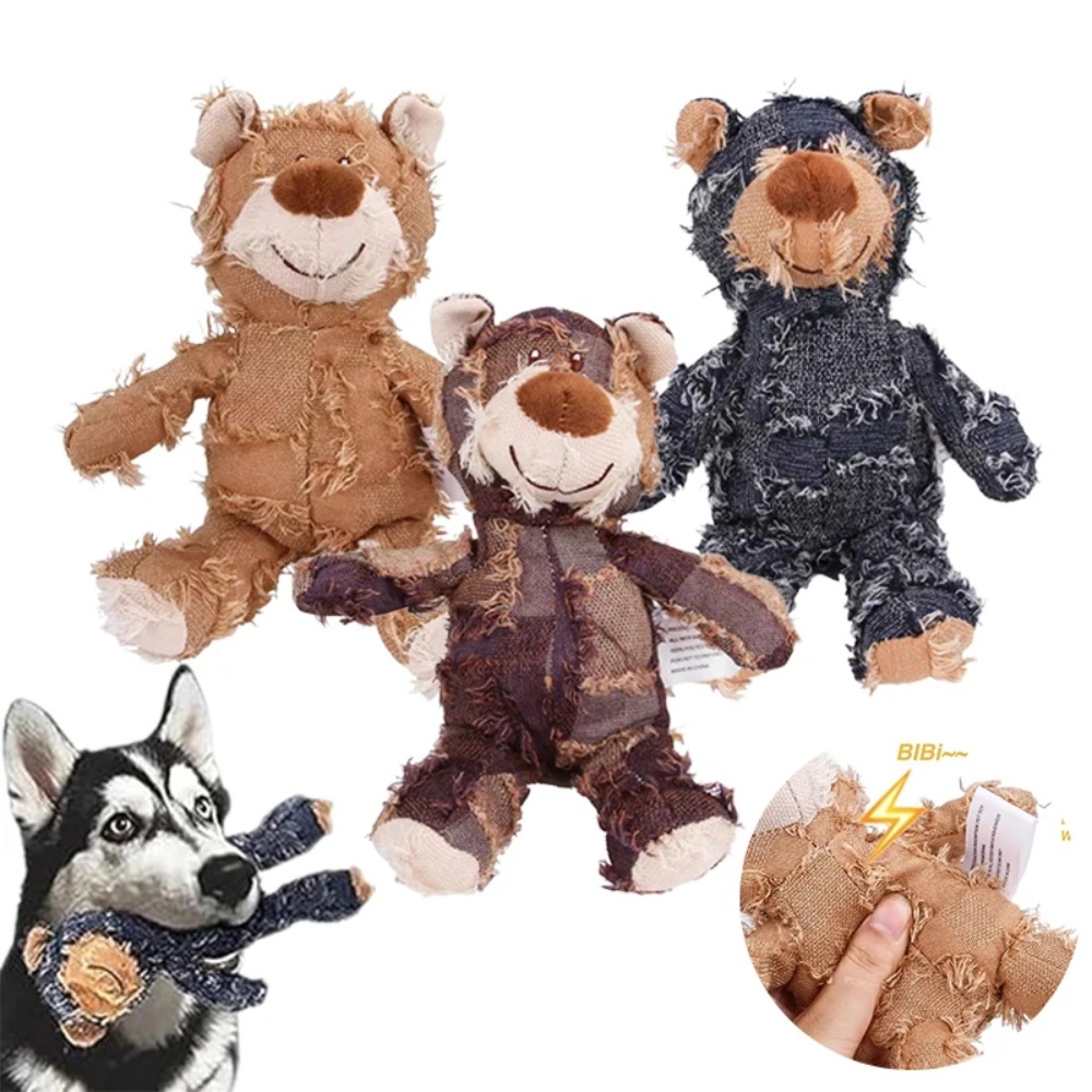 ของเล่นหมีสำหรับสุนัขที่ชอบกัด - Indestructible Dog Chew Toy บทวิจารณ์และราคา