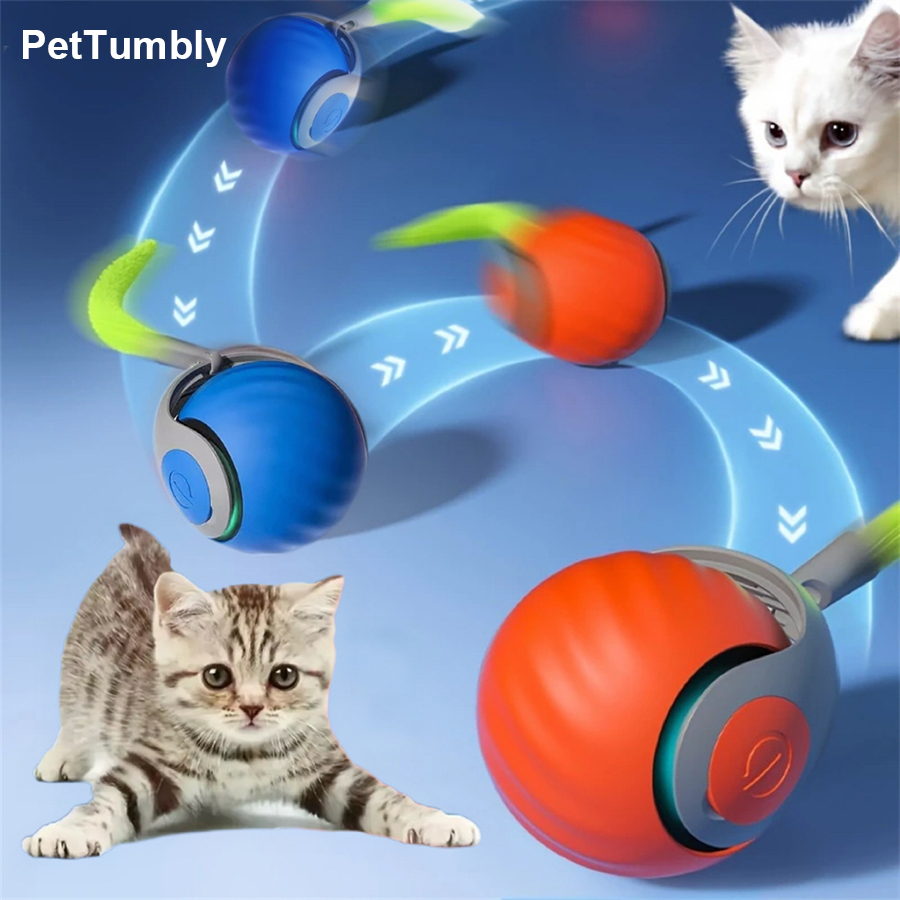 ของเล่นแมวแบบอินเทอร์แอคทีฟ ลู - Automatic Moving Dog Ball บทวิจารณ์และราคา