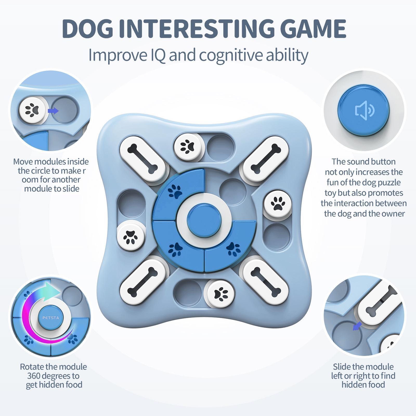 ของเล่นสุนัขช้า Feeder Interac - Dog Puzzle Feeder Toy บทวิจารณ์และราคา